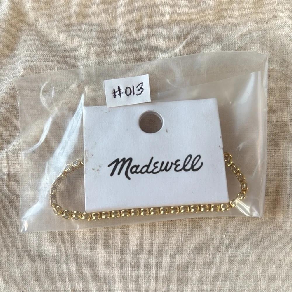 Madewell The Tennis Collection Bezel Set Crystal Bracelet - Picture 7 of 7